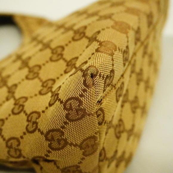 GUCCI handbag GG canvas 001 3386 brown beige silver hardware ladies - Picture 6 of 10